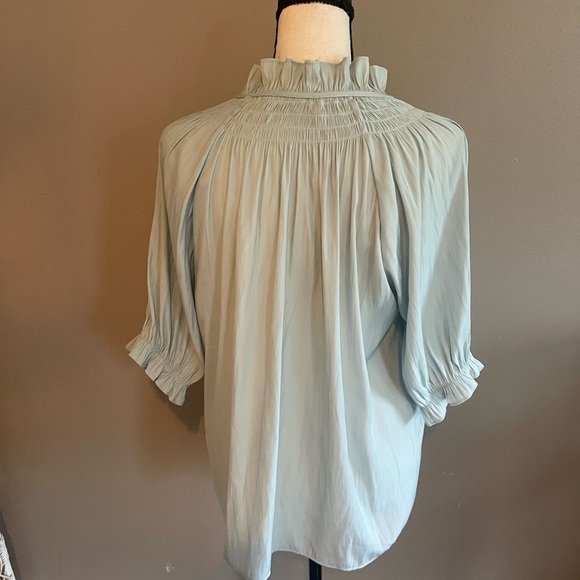 NWT Lola & Sophie Mint Color Blouse - Picture 5 of 9
